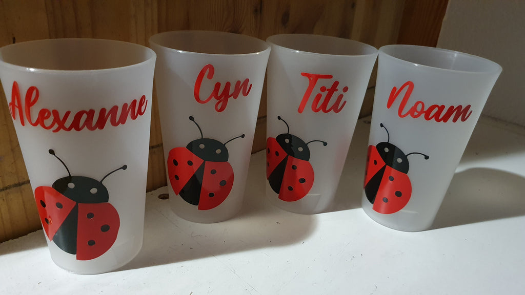 Gobelets marquage UV DTF