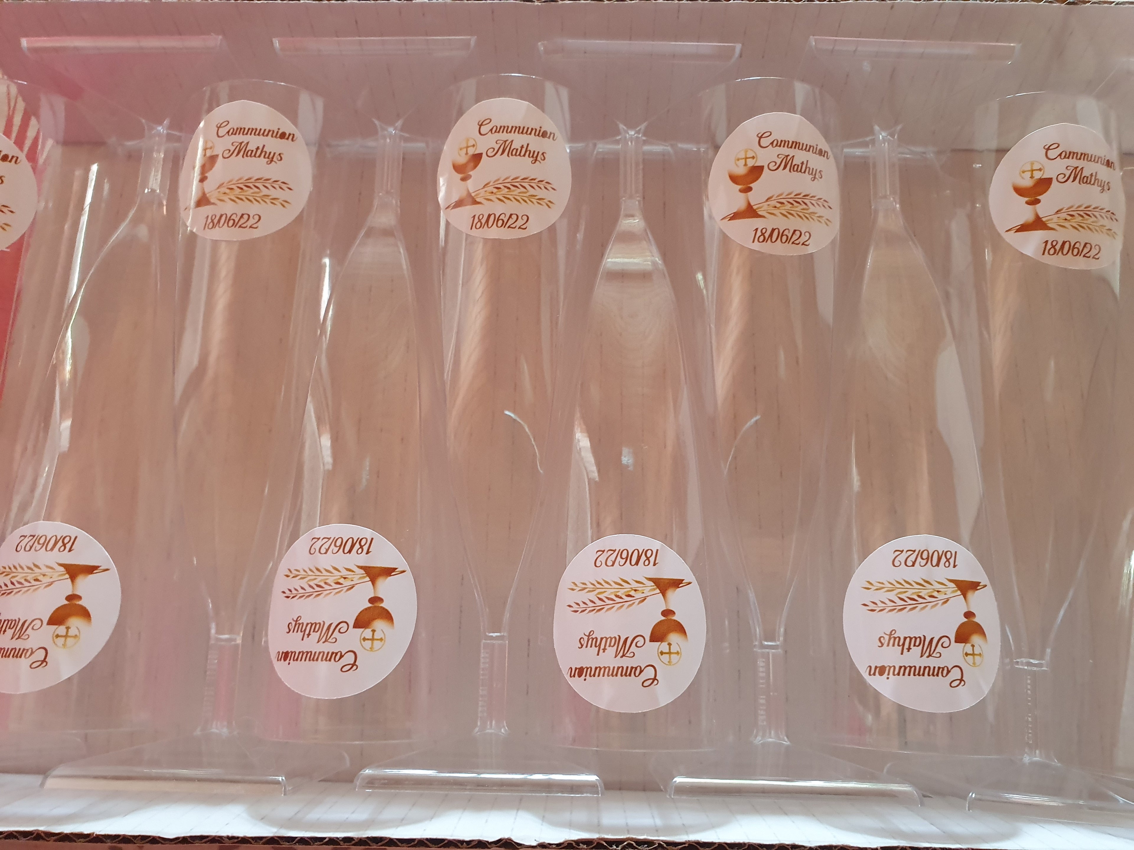 Étiquettes rondes autocollantes