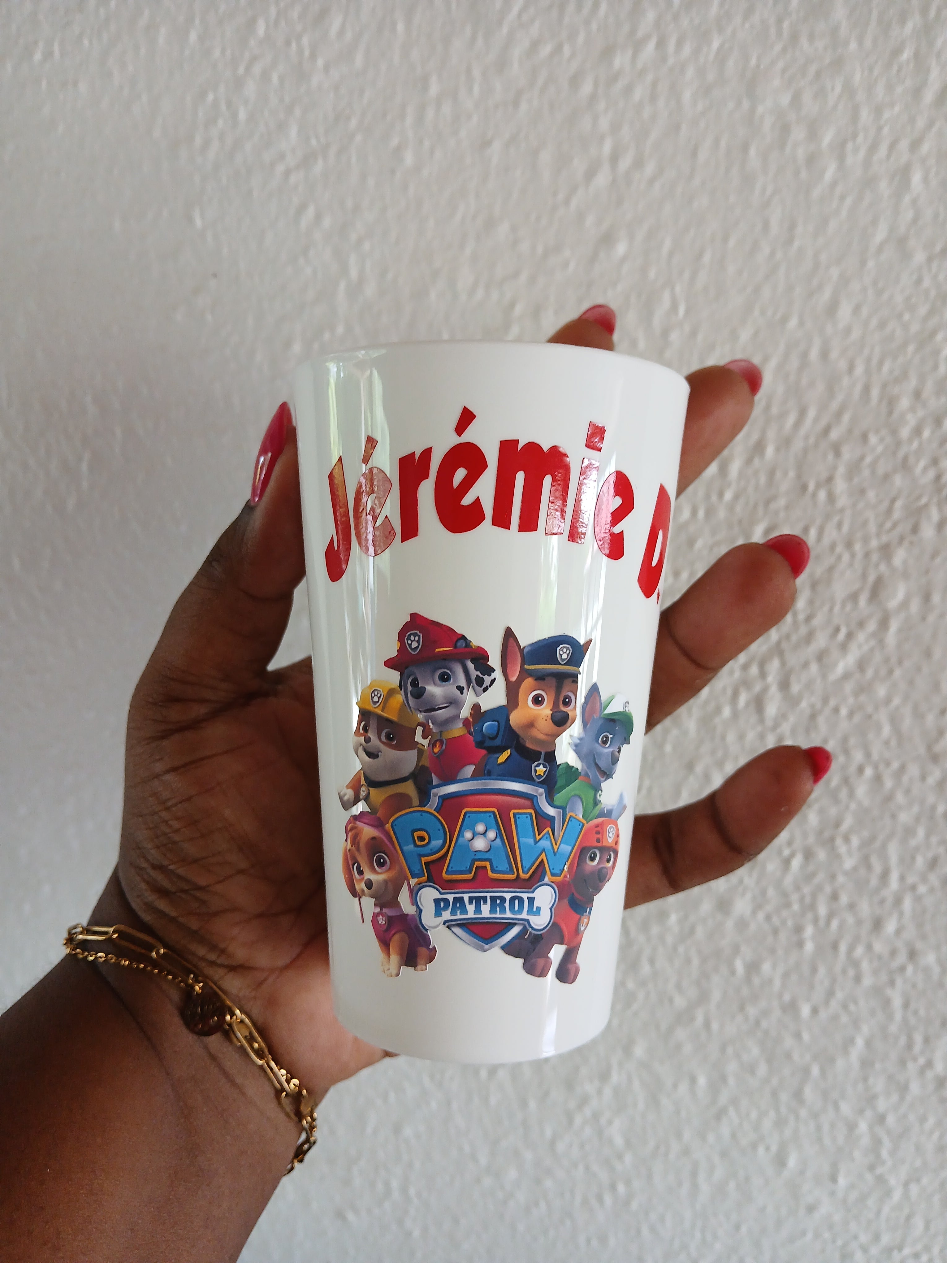 Gobelets marquage UV DTF